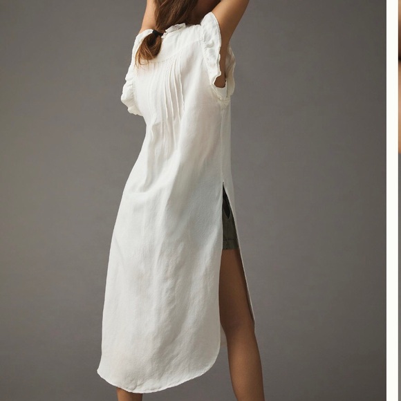 {anthropologie} long ruffled tunic - Picture 2 of 7